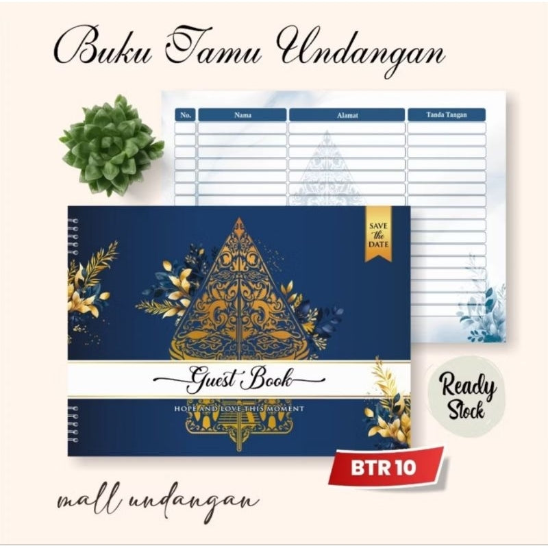 Pekanbaru Buku Tamu Pernikahan NON CUSTOM / Wedding Guest Book TIDAK CUSTOM Soft Cover DESIGN KEKINIAN TERBARU