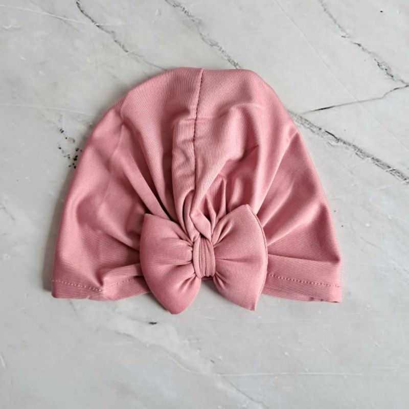 Pekanbaru Turban Anak Pita Polos/Turban Kitty Packing plastik perpcs