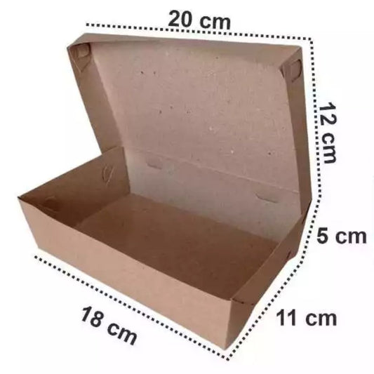 Pekanbaru Paper Lunch Box Kraft L Kemasan Makanan Ayam Geprek Mie Nasi Goreng Laminasi Food Grade