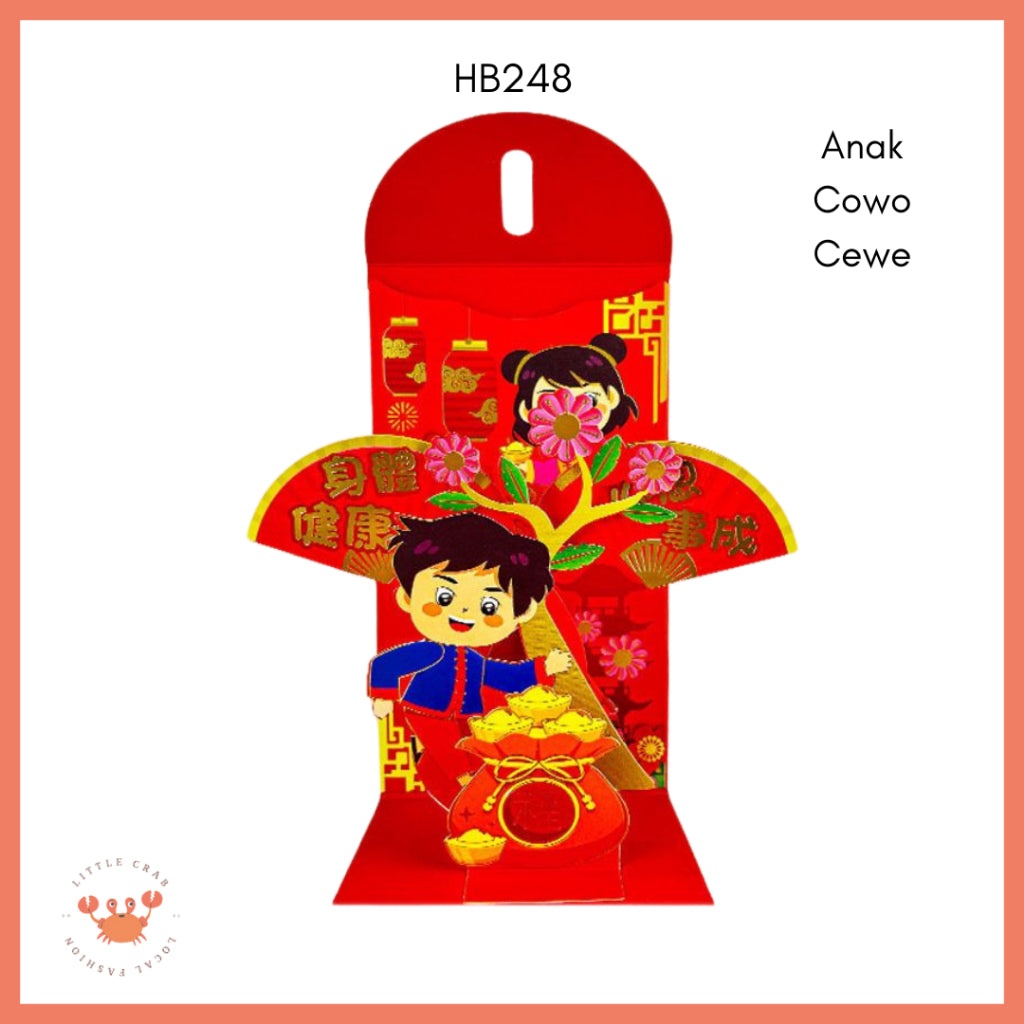 Pekanbaru Amplop Angpao 3d Pop Up Birthday Wedding Imlek Full Pattern Premium 3 Dimensi Timbul CNY