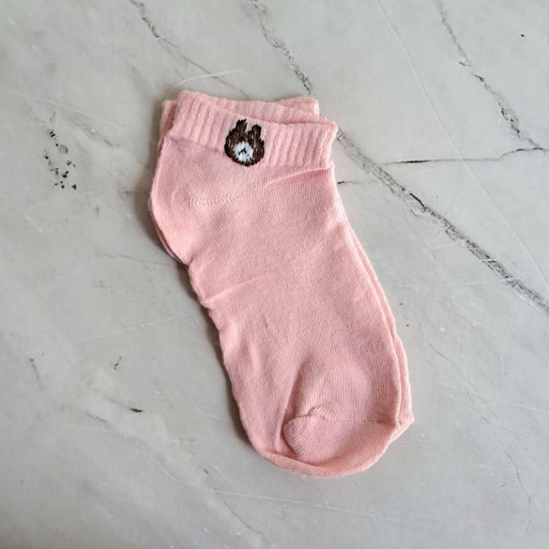 Pekanbaru Kaos Kaki Wanita Motif Bear Tebal Terpopuler Kaus Kaki Pendek Lucu
