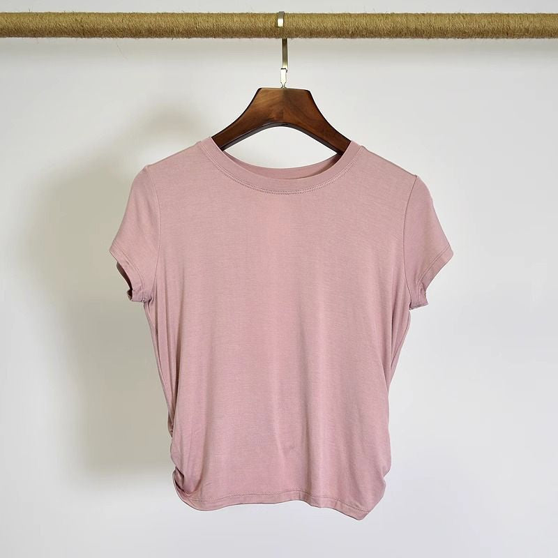 Pekanbaru JevyActive - WM007SS - Minji Top - Baju Olahraga Wanita - Baju Lengan Pendek