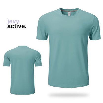 Pekanbaru JevyActive - M002SS - Seo Joon Top - Baju Olahraga Pria - Lengan Pendek Pria