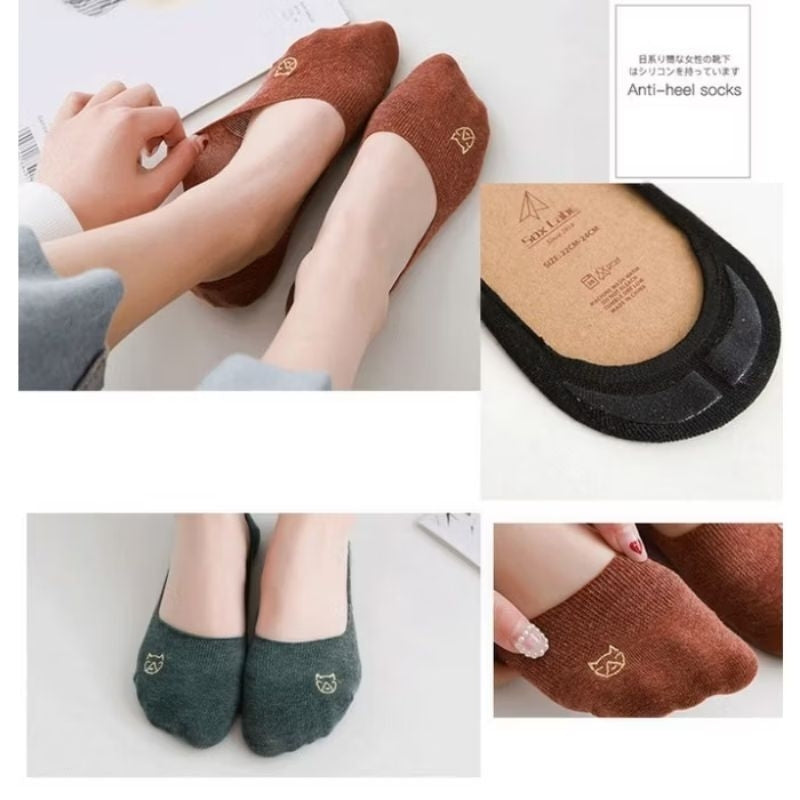 Pekanbaru Kaos Kaki Korea Wanita Invisible Women Socks