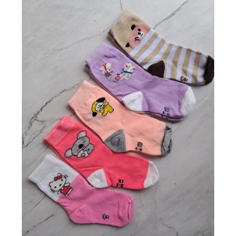 Pekanbaru Kaos Kaki Anak Motif Karakter Lucu PAUD, TK dan SD laki-laki, perempuan bahan bagus