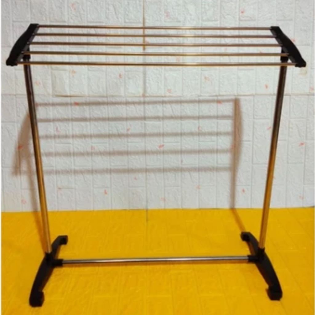 Pekanbaru Jemuran Handuk Stainless SUNNY Rak Handuk Gantungan Pakaian Keset Warna Hitam Biru