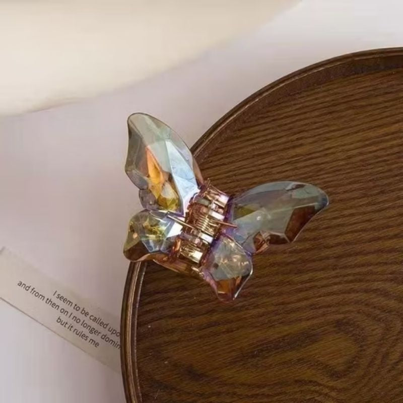 Pekanbaru Jedai Rambut Motif Kupu Kupu Warna / Jepitan Rambut Butterfly