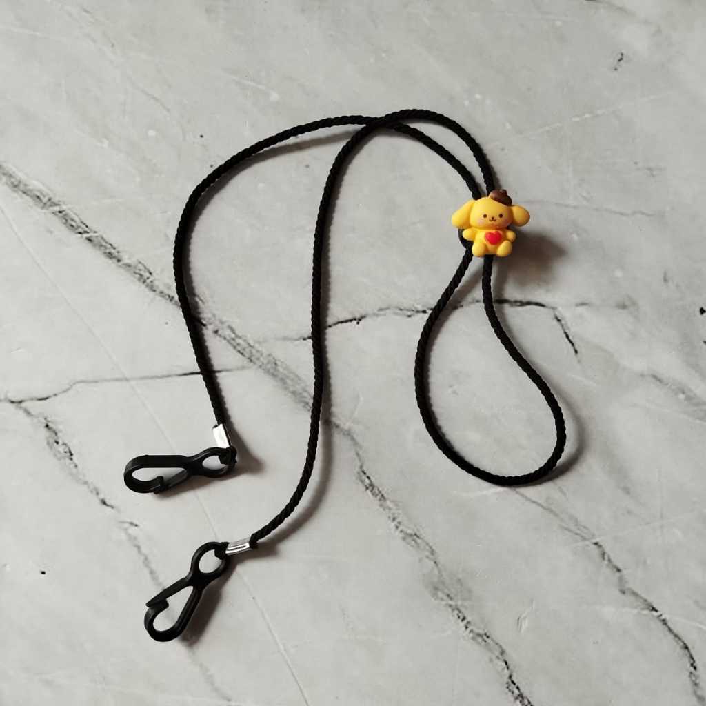 Pekanbaru [YL] Strap Masker 2 in 1/ Kalung Masker / Kalung Gantungan Masker Multifungsi Bisa dipakai utk Hijab / Strap Masker Pita/Kalung Masker Hijab 2 in 1 Stap Masker Elastis Konektor Masker Boba