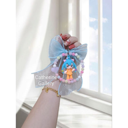 Pekanbaru Gantungan Kunci Pita Hatsune Miku / Gantungan Tas Pita Hatsune Miku