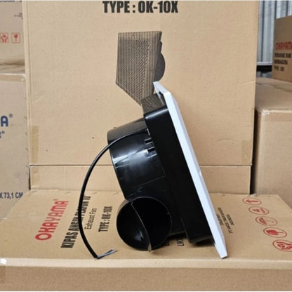 Pekanbaru Exhaust Fan Plafon Okayama 10 Inch Ok-10X / Kipas Angin Plafon Okayama 10" Murah