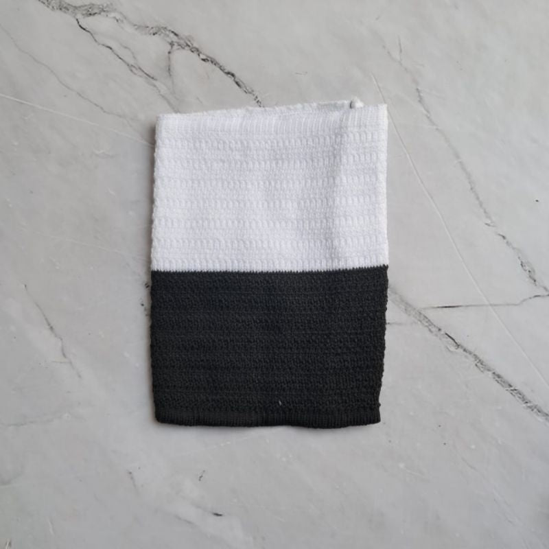 Pekanbaru Ciput rajut 2 warna zig-zag/inner rajut dalaman  kerudung/ciput bandana rajut