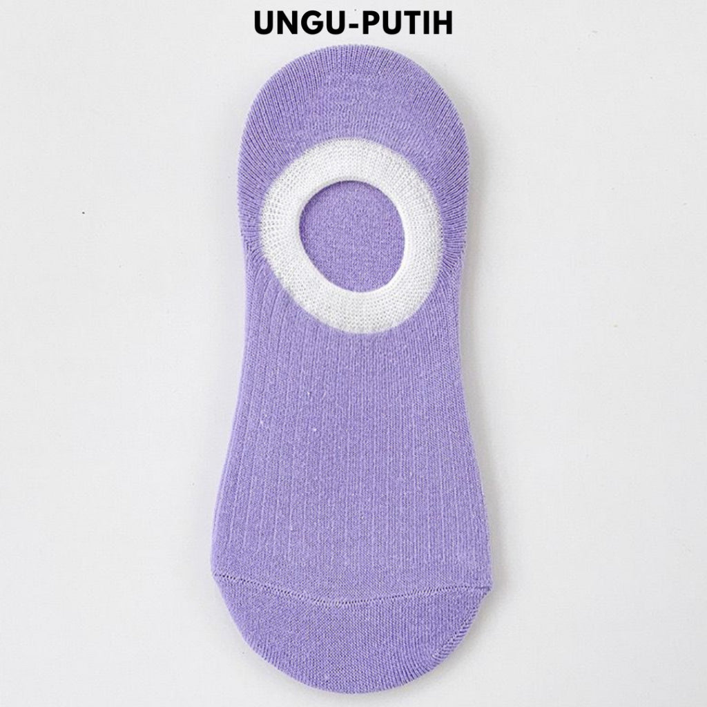 Pekanbaru Kaos Kaki Pendek Polos Warna Warni Lucu Unik Motif Plain Two Tone Berkualitas Korean