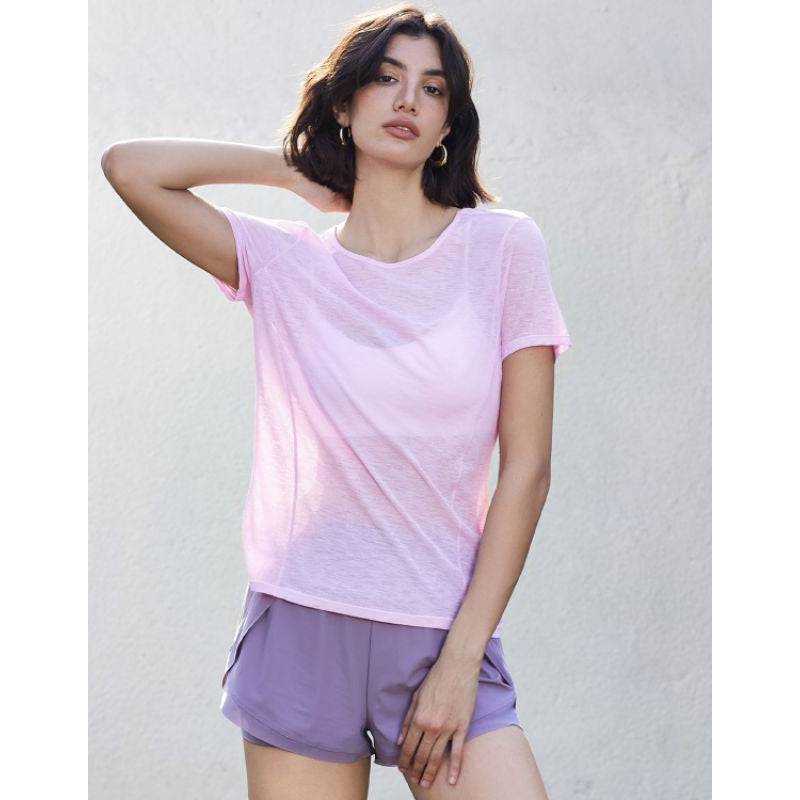 Pekanbaru JevyActive - WM008SS - Hani Top - Baju Olahraga Wanita - Baju Lengan Pendek