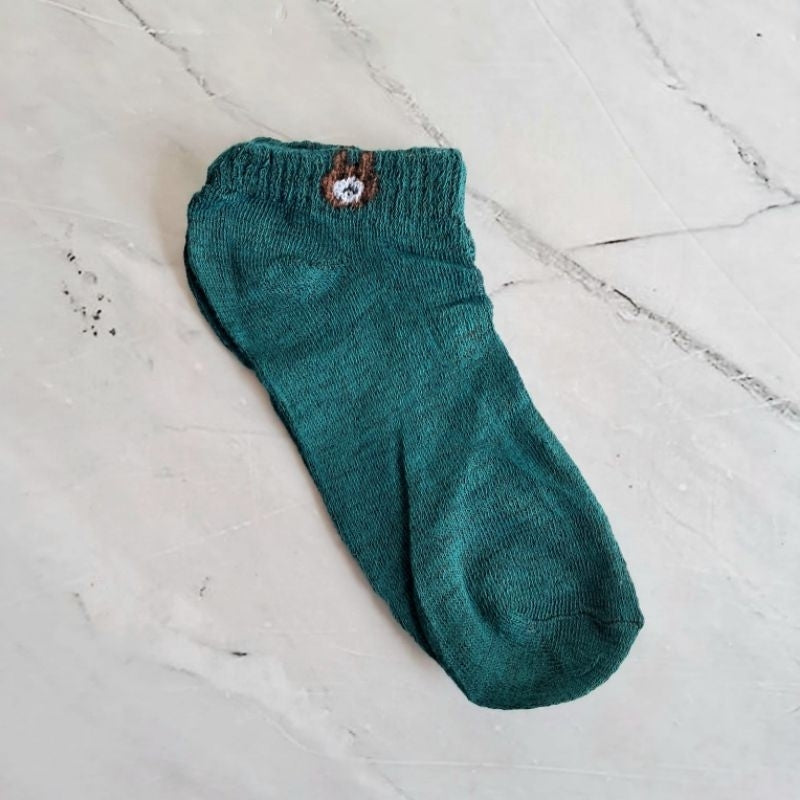 Pekanbaru Kaos Kaki Wanita Motif Bear Tebal Terpopuler Kaus Kaki Pendek Lucu
