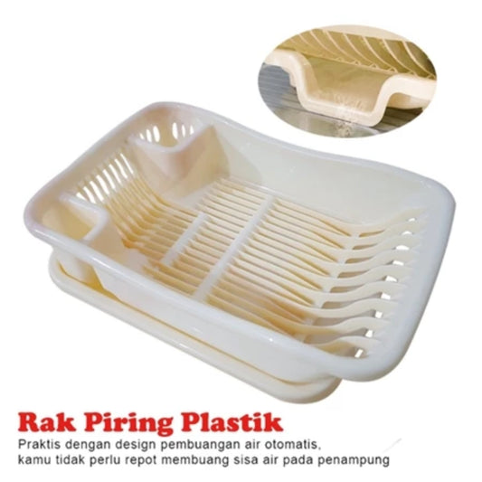 Pekanbaru Rak Piring Plastik Dengan Pembuangan Air Otomatis Rak Cuci Piring Wastafel Rak Piring Dan Sendok