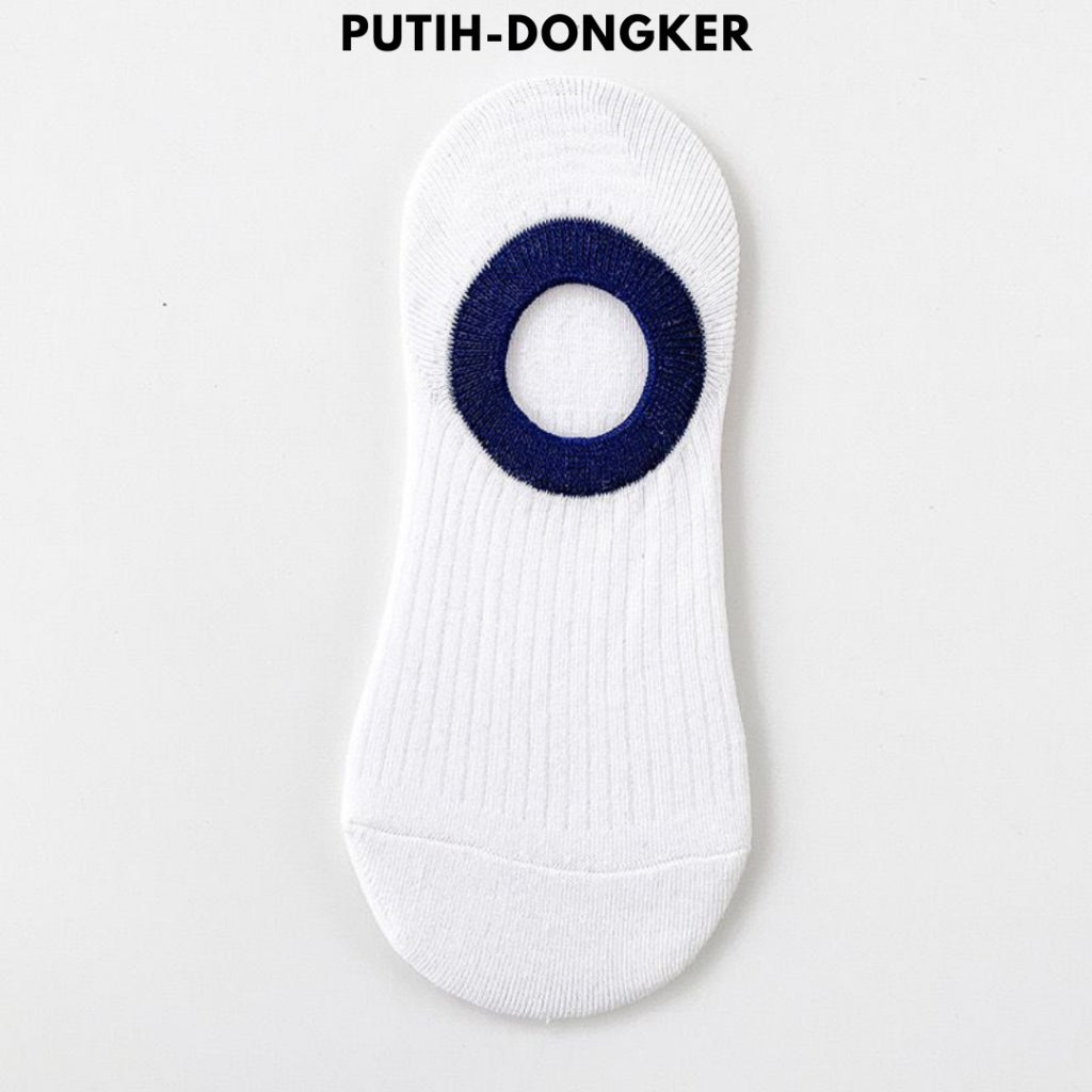 Pekanbaru Kaos Kaki Pendek Polos Warna Warni Lucu Unik Motif Plain Two Tone Berkualitas Korean