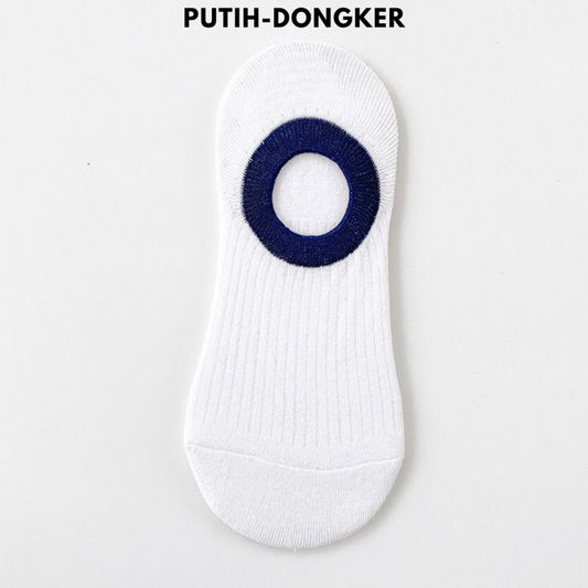 Pekanbaru Kaos Kaki Pendek Polos Warna Warni Lucu Unik Motif Plain Two Tone Berkualitas Korean