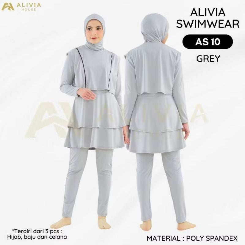 Pekanbaru Alivia Swimwear As10 - Baju Renang Muslimah Syari Dewasa Wanita Muslim
