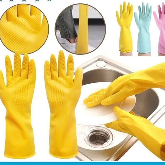 Pekanbaru 1 Psg Sarung Tangan Karet Latex Cuci Piring / Sarung Tangan Kebun Taman Anti Slip /