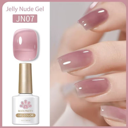 Pekanbaru [Bpom] Born Pretty 10Ml Wine Red Jelly Gel Polish Red Kutek Gel Classic Red Gel
