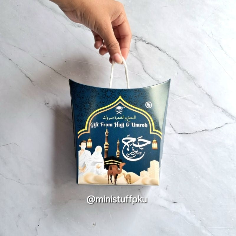 Pekanbaru (1 PCS) Dus Tali Jinjing Oleh Oleh Haji dan Umrah Kemasan Box Gift Tengteng