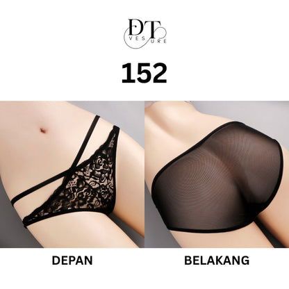 Pekanbaru [] Celana Dalam Dnt-3 Wanita Seksi Free Size 16 Motif Seksi