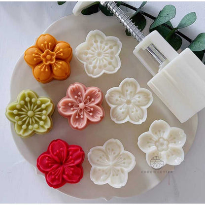Pekanbaru Cetakan Mooncake / Kue Bulan Plastik Motif  25Gr
