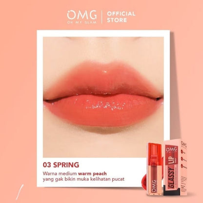 Pekanbaru Omg Glassy Lip Tint 2G Oh My Glam Lip Tint Warna Intense Tahan 12 Jam Skincare