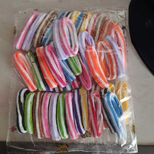 Pekanbaru HR- IKAT RAMBUT WOL / KUNCIR DONUT SALUR WOL WARNA DAN HITAM