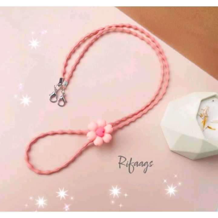 Pekanbaru [YL] Strap Masker 2 in 1/ Kalung Masker / Kalung Gantungan Masker Multifungsi Bisa dipakai utk Hijab / Strap Masker Pita/Kalung Masker Hijab 2 in 1 Stap Masker Elastis Konektor Masker Boba