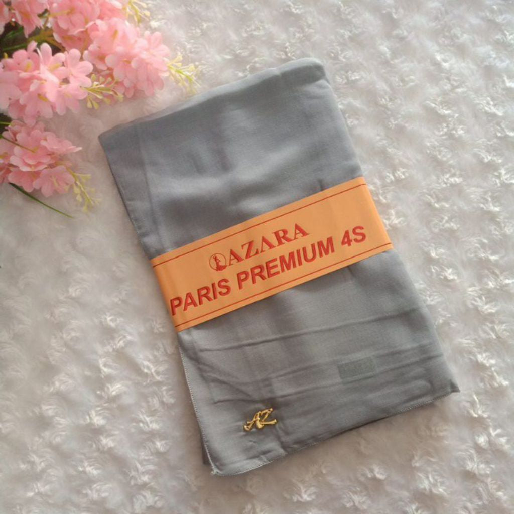 Pekanbaru Jilbab azara paris premium logo / Jilbab lotus (tanpa logo)kualitas kain azzara