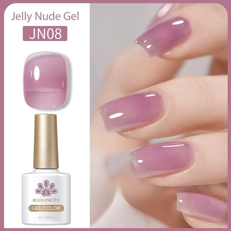 Pekanbaru [Bpom] Born Pretty 10Ml Wine Red Jelly Gel Polish Red Kutek Gel Classic Red Gel