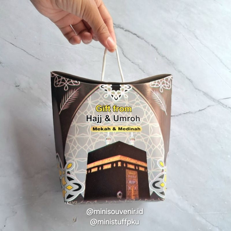 Pekanbaru (1 PCS) Dus Tali Jinjing Oleh Oleh Haji dan Umrah Kemasan Box Gift Tengteng