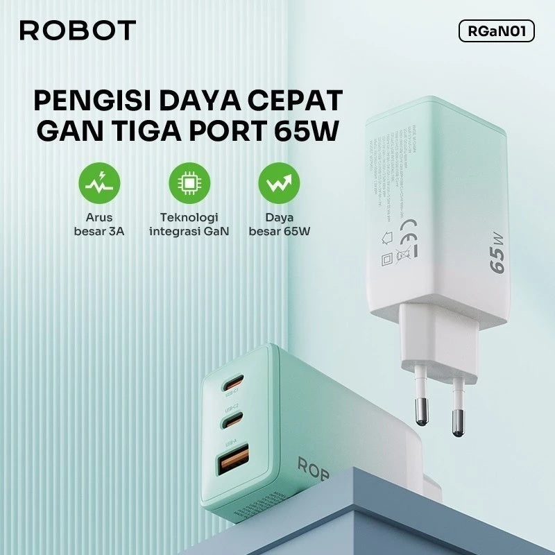 Pekanbaru Robot Rgan01 Fast Charger Iphone / Android / Matebook / (Host / Dock ) -  Nintendo Switch /