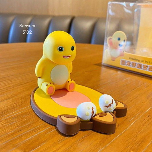 Pekanbaru Phone Holder Motif Nailong Dino Kuning Sandaran HP Tatakan Tablet Stand Unik Lucu
