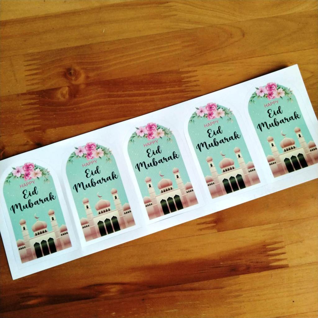 Pekanbaru Sticker Idul Fitri / Lebaran Lembaran Berbagai Ukuran
