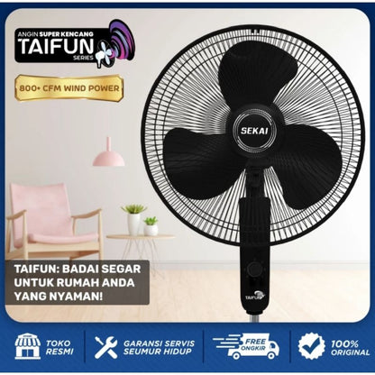 Pekanbaru Kipas Angin Sekai 16" Sfn-1622 X / Sfn 1623 X / Kipas Angin Berdiri Sekai Sfn 1622X / Sfn 1623X Taifun Series