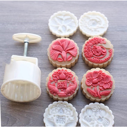 Pekanbaru Cetakan Mooncake / Kue Bulan Plastik Tebal 125Gr