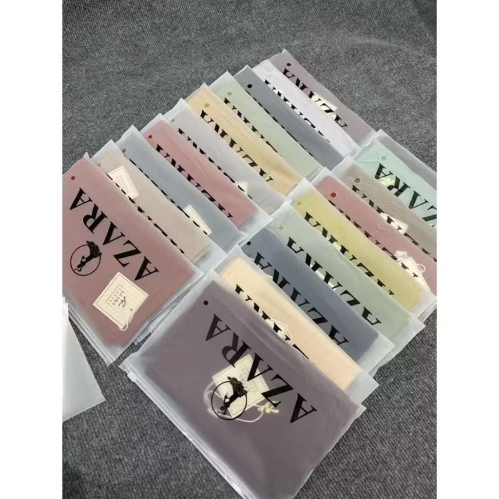 Pekanbaru Jilbab azara paris premium 4 sisi ( harga grosir ) 10 pcs