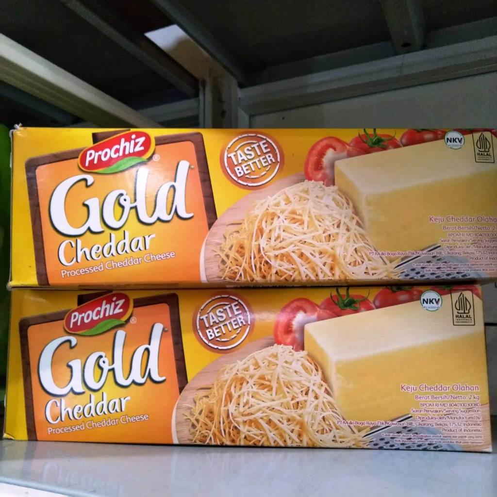 Pekanbaru Keju Cheddar Balok 2 Kg Berbagai Merek