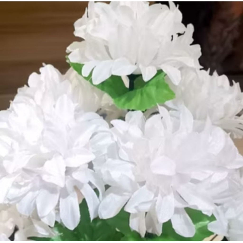 Pekanbaru Bunga Pompom Mum Dandelion Premium Bunga Plastik Bunga Artificial Bunga Palsu Bunga Hias