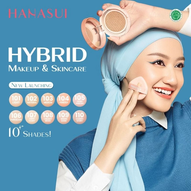 Pekanbaru Hanasui Serum Cushion Soulmatte Foundation Bedak