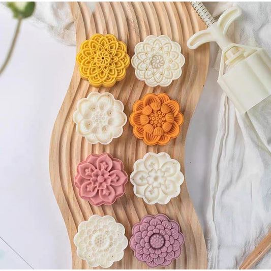 Pekanbaru Cetakan Mooncake / Cetakan Kue Bulan Plastik 75 Gr