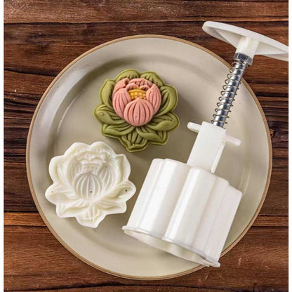 Pekanbaru Cetakan Mooncake / Cetakan Kue Bulan Plastik 75 Gr