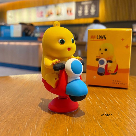 Pekanbaru Pajangan Mobil Motor Nailong Dino Kuning Hiasan Dashboard Mini Figure Goyang Unik