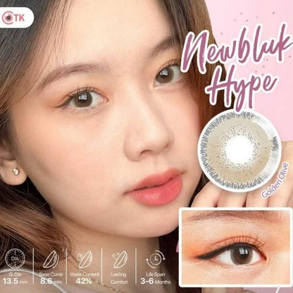 Pekanbaru Softlens Newbluk Hype 14.5Mm Normal Minus
