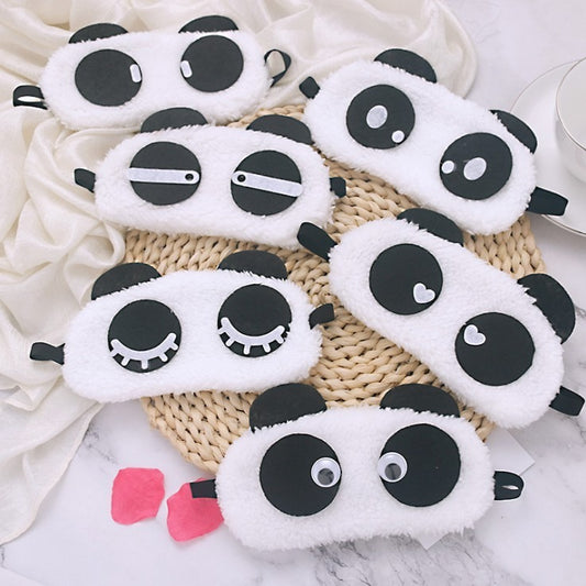 Pekanbaru Penutup Mata Tidur Motif Panda / Mata Ekspresi / Masker Tidur Karakter Sleeping Eye Panda Stockami