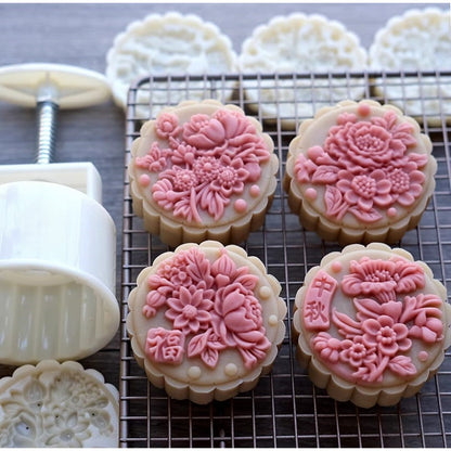 Pekanbaru Cetakan Mooncake / Kue Bulan Plastik Tebal 125Gr