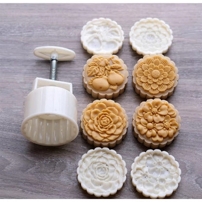 Pekanbaru Cetakan Mooncake / Kue Bulan Plastik Tebal 125Gr