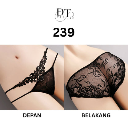 Pekanbaru [] Celana Dalam Dnt-3 Wanita Seksi Free Size 16 Motif Seksi